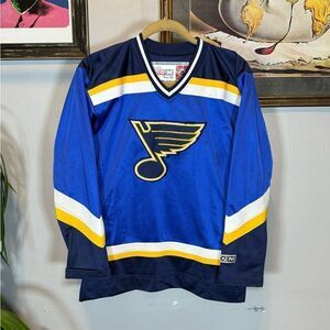 Women’s St Louis Blues CCM Hockey Jersey Sz XS